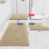 Picture of Smiry Luxury Chenille Bath Rug 59''x24'', Extra Soft and Absorbent Shaggy Bathroom Mat Rugs, Machine Washable, Non-Slip Plush Carpet Runner for Tub, Shower, and Bath Room, Beige