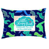 Picture of Little Sleepy Head Toddler Pillow with Pillowcase 13x18 - Kids Pillow for Sleeping - Better Neck Support Ergonomic Pillow and Toddler Pillowcase - Best Pillows for Kids (Dinosaurs Blue)