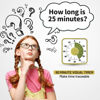 Picture of Secura 60-Minute Visual Timer, 7.5 Inch Oversize Countdown Timer Clock for Kids and Adults, Durable Mechanical Time Management Tool with Magnetic Backing(Taupe)