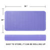 Picture of MicoYang Silicone Dish Drying Mat for Multiple Usage,Easy clean,Heat-resistant Silicone Mat for Kitchen Counter or Sink,Refrigerator or Drawer Liner Light Purple XXXXXL 36inches x 18inches