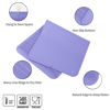 Picture of MicoYang Silicone Dish Drying Mat for Multiple Usage,Easy clean,Heat-resistant Silicone Mat for Kitchen Counter or Sink,Refrigerator or Drawer Liner Light Purple XXXXXL 36inches x 18inches