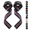 Picture of Fitgriff® Lifting Wrist Straps for Weightlifting, Gym, Deadlift, Workout (Made of Premium Cotton & Padded) - Men & Women (XS, Black/Pink)