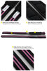 Picture of Fitgriff® Lifting Wrist Straps for Weightlifting, Gym, Deadlift, Workout (Made of Premium Cotton & Padded) - Men & Women (XS, Black/Pink)