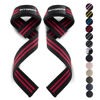Picture of Fitgriff® Lifting Wrist Straps for Weightlifting, Gym, Deadlift, Workout (Made of Premium Cotton & Padded) - Men & Women (Standard, Black/Red)