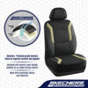 Picture of Skechers Memory Foam™ Car Seat Covers, Air Cool Mesh Thick Seat Covers,Two Front Seat Covers, Airbag Compatible, Automotive Comfort & Protection for Most Cars,Van,Trucks, SUVs(Beige,Two Front)