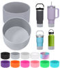 Picture of 2 PCS for Stanley Boot, Silicone Bottom for Stanley Cup Boot Quencher Adventure 40oz&for Hydroflask Boot 12-24oz for Stanley Tumbler Accessories for Stanley Cup Accessories Avoid Scratches&Noise