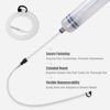 Picture of Thorstone Automotive Fluid Extractor Pump with Long Rubber Hose, Oil Change Syringe with Hose, Manual Fuel Suction & Filler, Fluid Oil Change Evacuator (7 Oz./0.21 Qt./200 CC)
