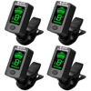 Picture of JOYO Clip on Guitar Tuner for Ukulele, Violin, Mandolin, Guitar, Bass, Digital Electronic Chromatic Tuner (JT-01, Black, 4PCS)