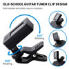 Picture of JOYO Clip on Guitar Tuner for Ukulele, Violin, Mandolin, Guitar, Bass, Digital Electronic Chromatic Tuner (JT-01, Black, 4PCS)