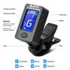 Picture of JOYO Clip on Guitar Tuner for Ukulele, Violin, Mandolin, Guitar, Bass, Digital Electronic Chromatic Tuner (JT-01, Black, 4PCS)