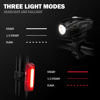 Picture of BV Super Bright Bike Light Set USB Rechargeable - Headlight & Taillight, Waterproof IP44 , 3 Light Modes Including Flash Mode for Safety, Easy to Install and Fits All Bicycles