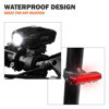 Picture of BV Super Bright Bike Light Set USB Rechargeable - Headlight & Taillight, Waterproof IP44 , 3 Light Modes Including Flash Mode for Safety, Easy to Install and Fits All Bicycles