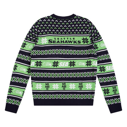 Picture of FOCO Standard NFL Big Logo Ugly Sweater, Team Color