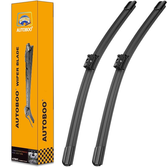Picture of AUTOBOO 26"+24" Windshield Wipers Replacement for Mercedes-Benz Sprinter 1500 2500 3500 2019 2020 2021 2022 2023 -Original Equipment Factory Quality Wiper blades (Pack of 2)-Without window washer hose