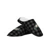 Picture of FOCO Men's NFL Philadelphia Eagles Sherpa Lined Buffalo Check Memory Foam Slippers, Small (7-8)
