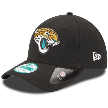 Picture of New Era NFL The League 9FORTY Adjustable Hat Cap One Size (US, Alpha, One Size, Jacksonville Jaguars - Black)