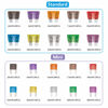 Picture of 266 Pcs Car Fuses Assortment Kit - Blade Fuses Automotive - Standard and Mini Auto Fuse (2A/3A/5A/7.5A/10A/15A/20A/25A/30A/40AMP) Replacement Fuses for Tool/Auto/Boat/Truck/RV Accessories