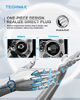 Picture of TECHMAX 9005+9006 Light Bulbs Combo, HB3+HB4 Fog Light Bulbs w/Fan 600% Bright 6500K Wireless Direct Insertion, Pack of 4