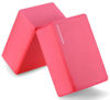 Picture of Fitvids Set of 2 High Density Yoga Blocks, 9"x6"x4" Each, Pair (Red)