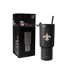 Picture of Simple Modern Officially Licensed NFL New Orleans Saints 30 oz Tumbler with Flip Lid and Straws | Insulated Cup Stainless Steel | Gifts for Men Women | Trek Collection | New Orleans Saints