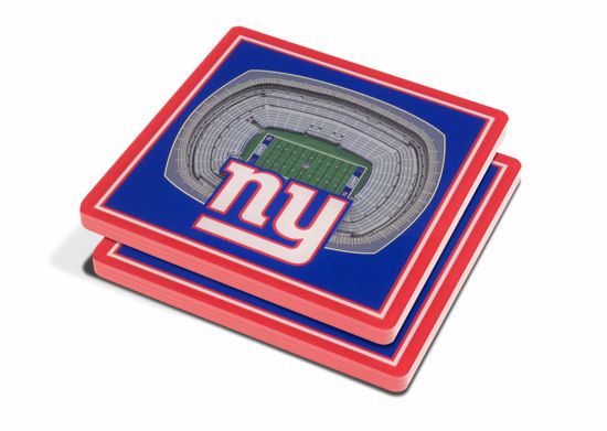 Picture of YouTheFan NFL New York Giants 3D StadiumView Coasters - MetLife Stadium