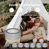 Picture of Nursery Lamp with Sound Machine, Mood Lighting, 7 Colors Night Light, 30 Soothing Sounds, White Noises for Baby, Adults. Timer, Plug in, Memory Function, Touch Control