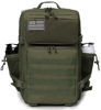 Picture of QT&QY Military Tactical Backpacks For Men Molle Daypack 45L Large 3 Day Bug Out Bag Hiking Rucksack With Bottle Holder