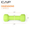 Picture of CAP Barbell Neoprene Dumbbell Weights, 2 lb Pair, Chartreuse