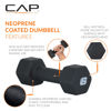 Picture of CAP Barbell Neoprene Dumbbell Weights, 6 lb Pair, Black