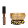 Picture of Tibetan Singing Bowls Set~ Meditation Sound Bowl hand Hammered in Nepal For Yoga, Meditation, Mindfulness, Healing & Chakra balancing~ (4 inch (Black Cushion))