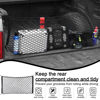 Picture of Amiss 2 Packs Cargo Net Stretchable, Adjustable Trunk Storage Net with Hook, Accessories for Pickup Bed Divider Organizer and Storage, Compatible with Chevy Silverado Ford F150 GMC (50"x 18")