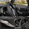 Picture of SEG Direct Car Steering Wheel Cover for F-150 Tundra Range Rover 15.5-16 inch, Black Microfiber Leather