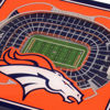 Picture of YouTheFan NFL Denver Broncos 3D StadiumView Coasters - Mile High Stadium