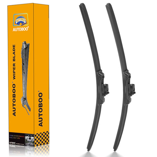 Picture of AUTOBOO 24"+19" Windshield Wipers Replacement for Mercedes-Benz CLA250 GLA250 CLA45 GLA45 AMG 2020 2019 2018 2017 2016 -Original Factory Quality (Pack of 2)