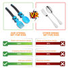 Picture of Deinyi Construction Toddler Utensils - Toddler Forks and Spoons - Kids Spoon and Fork Set - Suitable for Kids Utensils - Baby Utensils, Portable Utensils Set for 1 2 3 4 5 year old Toddlers, Blue