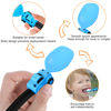Picture of Deinyi Construction Toddler Utensils - Toddler Forks and Spoons - Kids Spoon and Fork Set - Suitable for Kids Utensils - Baby Utensils, Portable Utensils Set for 1 2 3 4 5 year old Toddlers, Blue