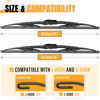 Picture of AUTOBOO 19"+19" Windshield Wiper Blade Sets Replacement for Dodge Nitro 2007 2008 2009 2010 2011 -Original Factory Quality (Pack of 2)