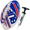 Picture of Franklin Sports NFL Buffalo Bills Football - Youth Mini Football - 8.5" Football- SPACELACE Easy Grip Texture- Perfect for Kids !