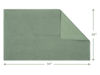 Picture of Cotton Paradise Bath Rug for Bathroom, 20x34 inch 100% Cotton Non Slip Bath Mat Rug, Soft Absorbent Machine Washable, Sage Green Bath Rug