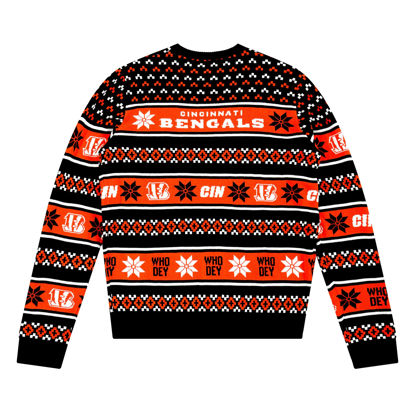 Picture of FOCO Standard NFL Big Logo Ugly Sweater, Team Color