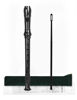 Picture of Mr.Power Soprano Recorder for Beginners School Students German Style C Key 8 Holes 3 Piece Instrument with Cleaning Rod, Fingering Chart, Packing Bag (Black)