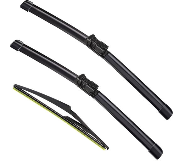 Picture of 3 Factory Wiper Blades Replacement for Mercedes-Benz GL-Class X166 GL450 GL350 GL550 ML-Class W166 ML350 ML550 ML63 GLE-Class Original Equipment Windshield Wiper Blades 26"+23"+12" (Set of 3) Top Lock