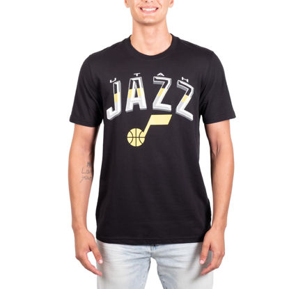 Picture of Ultra Game Men's Standard Arched Plexi Short Sleeve Tee Shirt, Black, XX-Large
