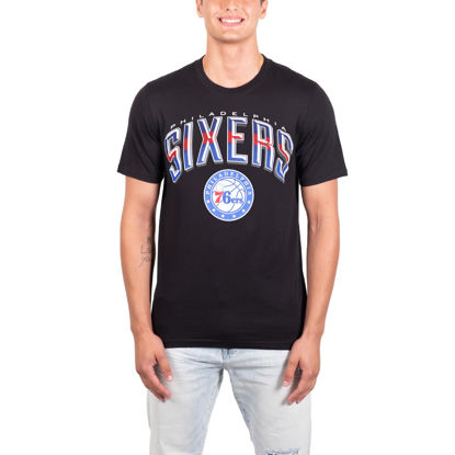 Picture of Ultra Game Men's Standard Arched Plexi Short Sleeve Tee Shirt, Black, X-Large