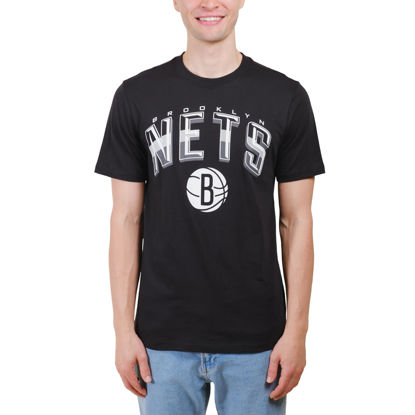 Picture of Ultra Game Men's Standard Arched Plexi Short Sleeve Tee Shirt, Black, Medium