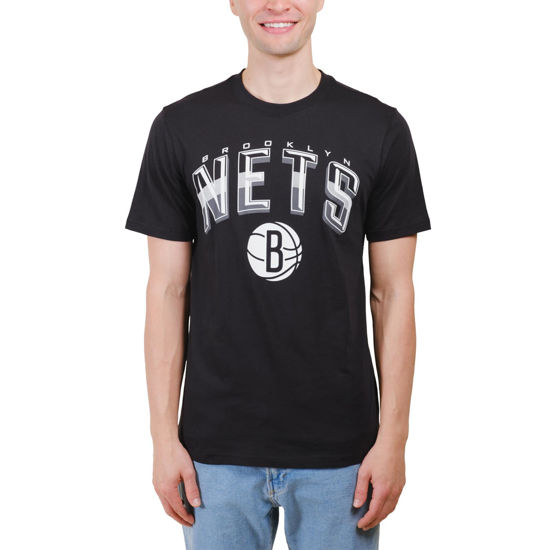 Picture of Ultra Game Men's Standard Arched Plexi Short Sleeve Tee Shirt, Black, Medium