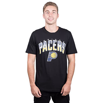 Picture of Ultra Game Men's Standard Arched Plexi Short Sleeve Tee Shirt, Black, Medium