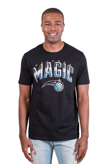 Picture of Ultra Game Men's Standard Arched Plexi Short Sleeve Tee Shirt, Black, Small