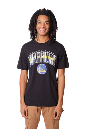 Picture of Ultra Game Men's Standard Arched Plexi Short Sleeve Tee Shirt, Black, Medium