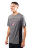 Picture of Ultra Game Men's Standard Active Tee Shirt, Charcoal Heather, Small
